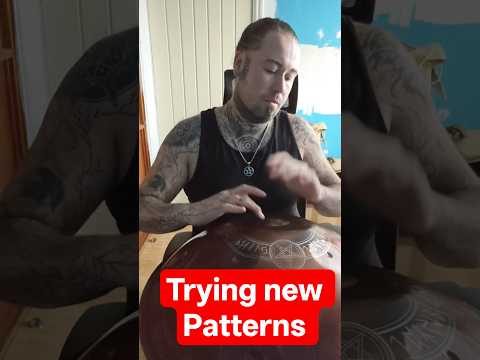 trying out new patterns on the handpan #music #handpan #handpanmusic
