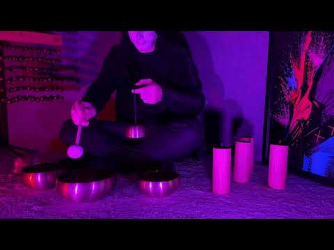 LIVE MEDITAION SOUNDS | Heal your soul | Tibetan Instruments, Handpan, Bells |