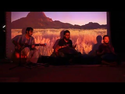 Three Pandas and the Moon - Handpan & Guitar, Goa 2016