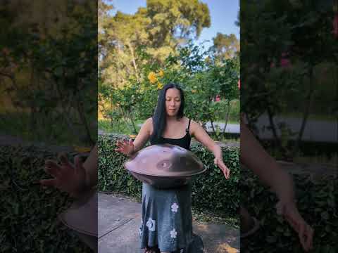 at the rose garden #handpan #harmonicsounds #music