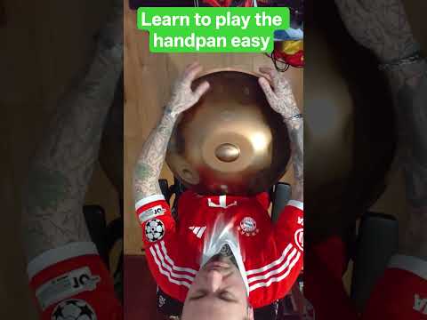 Learn to play the handpan easy #handpan #lesson #learning