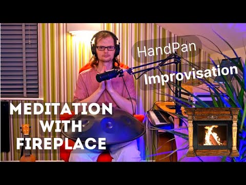 MEDITATION MUSIC WITH FIREPLACE 432Hz POSITIVE ENERGY ⁂ Raise your Vibration