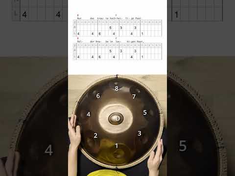 Handpan Tutorial, Kristina Savkova "Stille Nacht, heilige Nacht" "Silent Night" Melodie