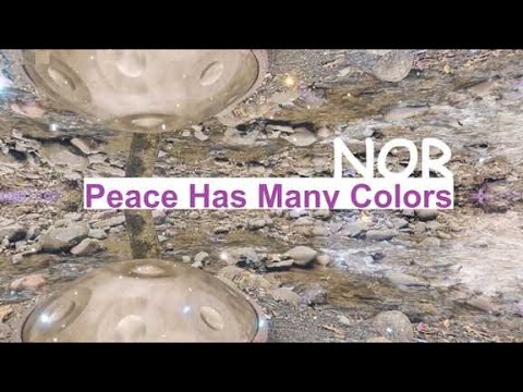 Peace Has Many Colors 🎨✨#PeaceOfMind #ColorfulPeace #NatureFlow #hangdrum #handpan #meditation
