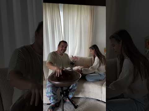 Jaming with my doughter 🥰 #handpan #handpansound #handpanmusic #handpanmeditation #music