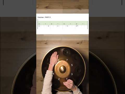 Handpan Tutorial, Exercise for Hang Massive-Once Again Part D, D Kurd, Learn with Kristina Savkova