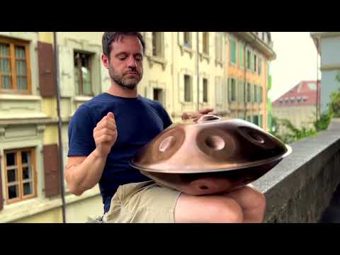 Handpan Music: OLD LAUSANNE square is so PEACEFUL! An ode to Friendship