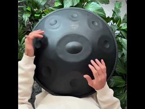 D Kurd 9 Handpan - Black Nitrided Steel | Zendō Sounds