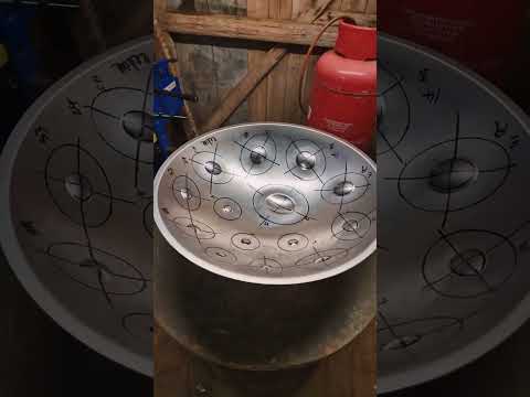 Pressing dimples | Handpan Maker | Learning to build my own handpans