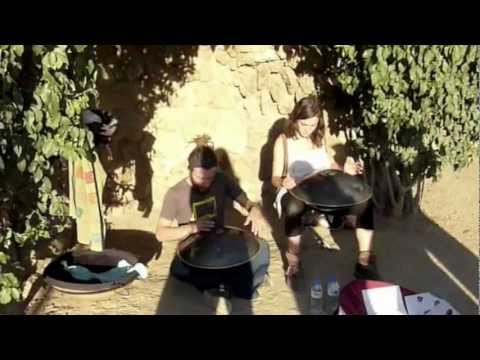 Davide Swarup, Bean Downes, Handpan Music, Park Guell 2010