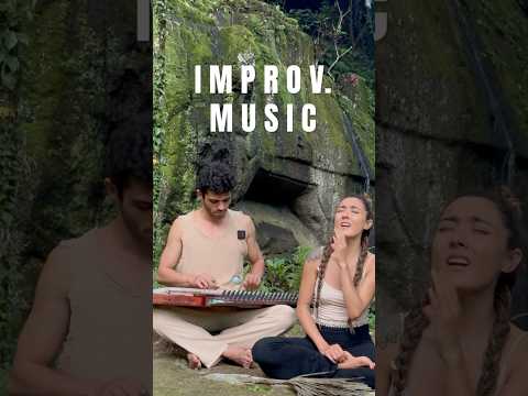 Improvisation Music at Bali Water Temple - Handpan & Anatolian Qanun & Vocal #livemusic