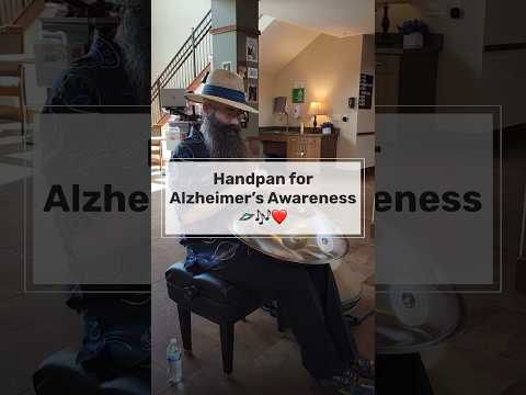 Handpan for Alzheimer’s Awareness 🛸 #handpan #alzheimer #laraspa #leanonme #avita #empoweredsenior