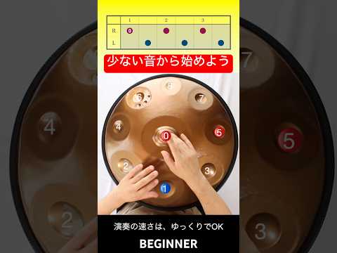 🟡 BEGINNER｜少ない音から始めよう #ハンドパン # #handpan #handpanmusic #hangdrum #癒しの音楽 #ヒーリングミュージック
