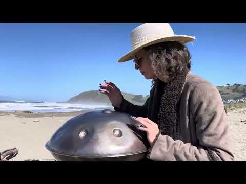 “Ocean Front Inspiration” Vacation Handpan jam on Pacifica beach