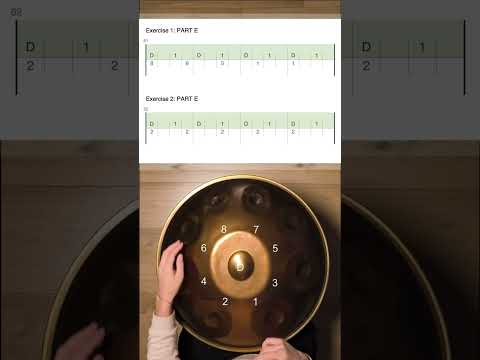 Fast Version, Handpan Tutorial, Exercise E for Hang Massive-Once Again, D Kurd, Kristina Savkova