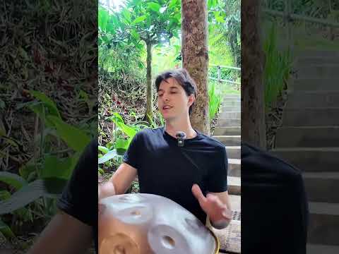I love when the handpan draws me into a trance so deep that I forget to blink. #handpan #music