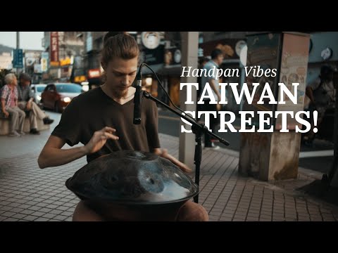 Valeriy Frolov - Handpan Overtone - Taipei Street Music