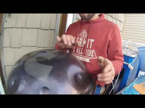 Hand pan drum for sale - D Minor Om Kurd