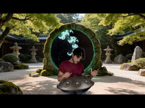 Experimental Handpan Improvisation Through an Infinite Fractal Portal | 1 Hour | Planet Ding