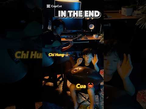 IN THE END / 8 year old to play HANDPAN #handpanvietnam #healing #intheend #linkinpark #cover