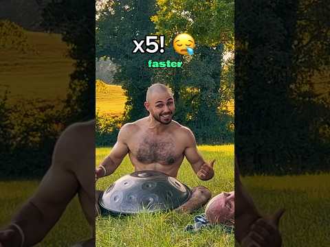 He said FASTER 😅 #shorts #funny #handpan #music