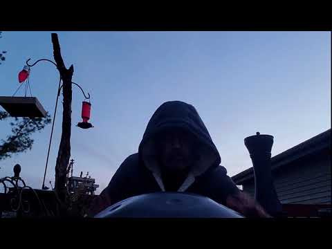 Saraz Handpan C# Celtic Minor with the birds on a chilly morning
