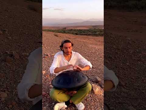 Sunset at Agafay Dessert #handpan