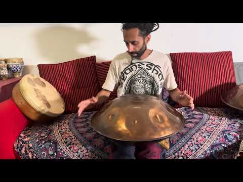 Handpan – D Kurd / Minor | Grade A Stainless Steel | 12 Notes ( recorded by phone's mic)