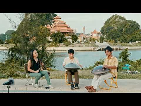Handpan and Violin | Live jamming session | The Nomaguy & Ca Du & Colette Nguy