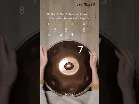 Handpan Tutorial,  Kate Stone Urban, Theme 2, Slow, Learning with Kristina Savkova