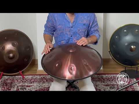 Aelo Handpan | E Celtic Minor 9 | Stainless Steel | 440Hz | E/ B D E F# G A B D