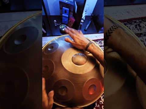 P.O.V: playing HANDPAN! | full moon energy   #SHORTS