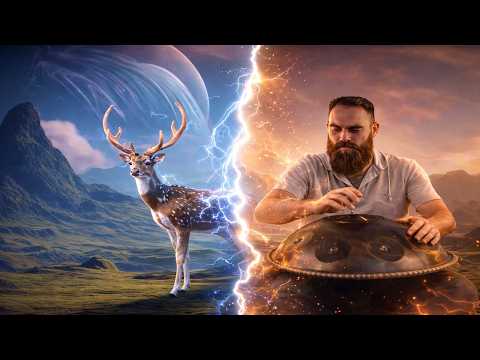 Struck by Charming Sound ⚡🦌 | Handpan Music Transformation | Planet Ding