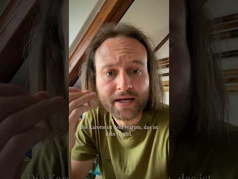 Pferd & Karotte – du musst beides sein; die Karotte ist dein Warum.