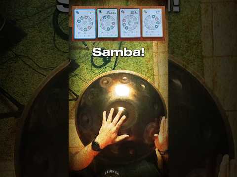 Samba! D Kurd @soundsculpture-handpanshop698 Chord Cards  @svenkirchhofer #handpan #samba