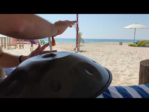 Handpan Dubai Beach by ANAS   Heart beats  Relaxing Music   Yoga music   Meditation   Love