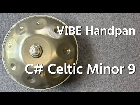 【ハンドパン販売】VIBE Handpan / C# Celtic Minor 9 試奏1