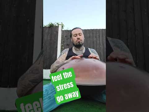 feel the stress go away #handpan #meditation #positivevibes #stressrelief