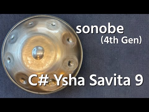【ハンドパン販売】sonobe (4th Gen) / C# Ysha Savita 9 試奏1