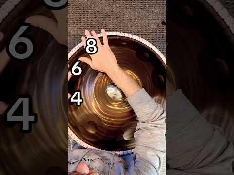 LEARN HOW TO PLAY A SIMPLE SONG ON YOUR HANDPAN USING ARPEGGIOS PART 2 #handpanmusic #handpan