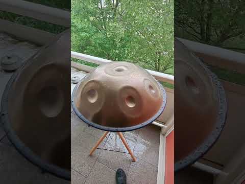 Handpan magic, a rainy balkony session, 23.05.2025