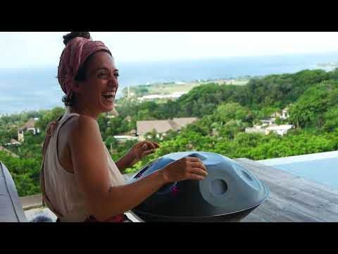 Marlia improvisation on Mag A2 Hijaz Handpan @ Joglovina, Bali, Indonesia 2020.12.20