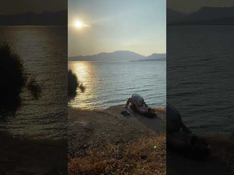 güneşin denize uzandığı gibi uzandın üzerime. #short#shorts#hang#handpan#relaxingmusic#nature#artist