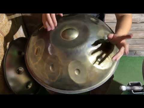 Orionpan handpan, E equinox scale