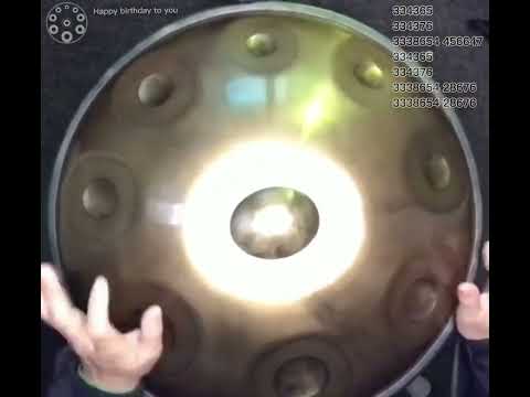 How to play Happy Birthday on Hangdrum D Kurd | HANG DRUM VIETNAM