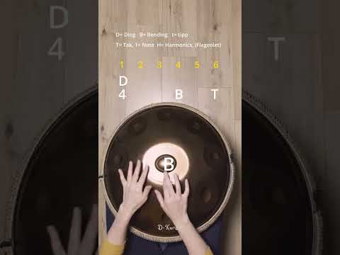 Handpan Tutorial, Bending, slow