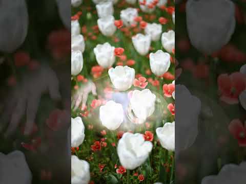 Gentle Handpan BGM with Tulips — Relaxing and Peaceful | Asato Tachibana