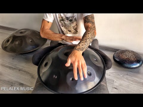 Хэндпан Красивый Ритм - , Игра на Хэндпане, Ритмы на Ханге Музыка pelalex