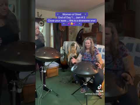 Florida’s Women of Steel w/D Minor pans by @arcanamusicalinstruments5557  and @spirithandpans