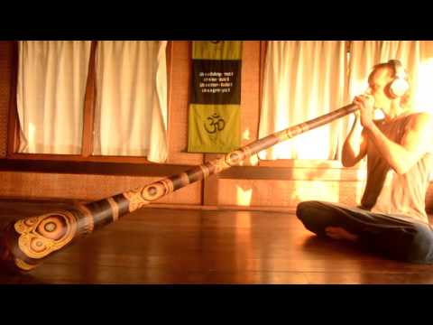 Didgeridoo from backed wood - F
